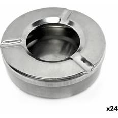 Ashtrays Confortime Steel Ashtray 11 x 3 cm 24 Units