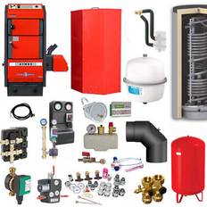 Pelletkessel Atmos Pelletkessel P30 Holznotbetrieb 30 kW Set 5
