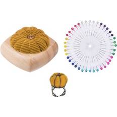 Pins & Needles Uxcell Wooden Base Needle Pincushions 40pcs