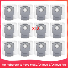 Vacuum Dust Bag Fit Roborock Q Revo MaxV S Q Pro 12PC