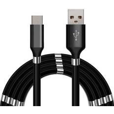 Usb c magnet Sero QC Magnet USB-C Cable 2 m Black
