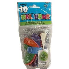 Balloons Unique Party Happy Birthday Dad Latex Balloon Pack 10