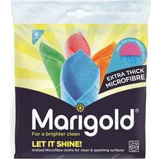 Universal Textiles Marigold Let It Shine Extra Thick Microfibre Cloths 4pk