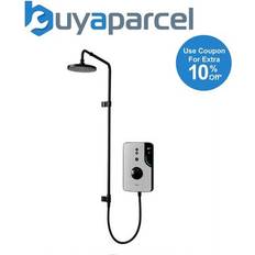 Shower Sets Triton Enlight Matt Grey Rainfall Electric Shower 9.5Kw