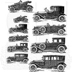 Scrapbook Albums Tim Holtz Vintage Auto Cling Stamps