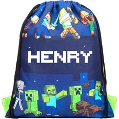 Minecraft Gymsacks Minecraft Personalised Drawstring Bags PE Kit - Football