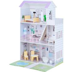 Lavender Grand 3-Story Doll House