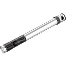 Crankbrothers Klic HV Mini Pump with Gauge and CO2 Silver