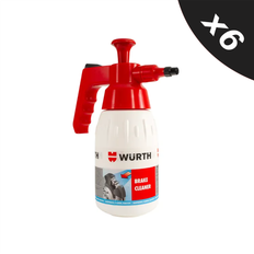 Brake Cleaners Würth 6x Pump 1Ltr Brake Cleaner