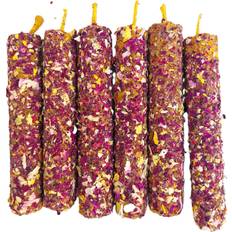Fabricación de velas Velas Artesanales Cera Abeja Natural 6 Unidades