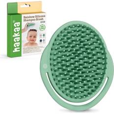 Silicone Shampoo Brush Pea Green