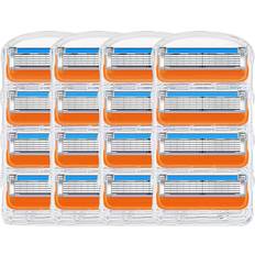 Umnuou 16 Packs Of 5 Blades Gillette Fusion Kit