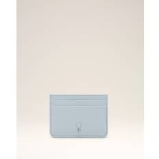 Smooth Leather De Coeur Card Holder - Blue