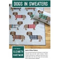 Handarbetsmönster Quilting Pattern Dogs Sweaters