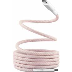 T'nB 60W Magnetisk USB-C til USB-C Kabel Lyserød 1.5m