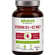 Biowen Vitamin D3 K2MK7 Capsules 90 pcs