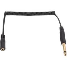 Kablar Andoer 6.35mm to 3.5mm Gold Plated Coiled Cable