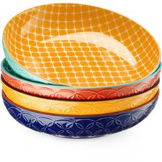 DOWAN Pasta Set of 4 Large Salad Bowls Bowl