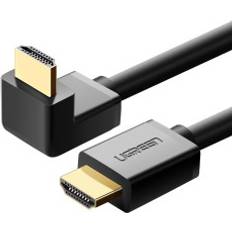 Hpa Vinklad Kabel HDMI 4K 30Hz 1m Svart