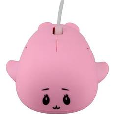 Pink Standard Mice Maxpower Professional Wired Cartoon Kid Mouse 1200 DPI
