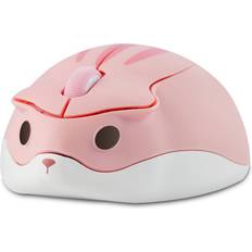 Pink Standard Mice Maxpower Cute Wireless Ergonomic Mouse 1200 DPI