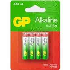 Batteries & Chargers GP Batteries Alkaline AAA 4 Pack Green One Size