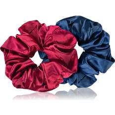 Stora Satin Scrunchie Set Red Blue