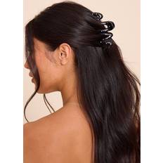 Hårprodukter PrettyLittleThing Black Polka Hair Claw Clip