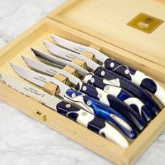 Set of 6 Berlingot Knives Oak