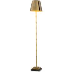 Eichholtz Golvlampor & Markbelysning Eichholtz Seraphina Vintage Mässing Guld Grå 20 x 29 x 160 cm Golvlampa