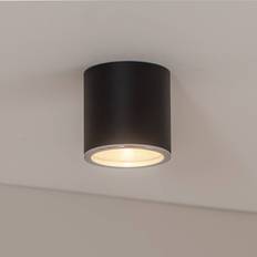 LED Aluminium Svart Ø 9 cm