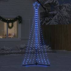 Lamper vidaXL LED Juletræ 447 LEDer 249 cm Blåt Lys Juletræslys