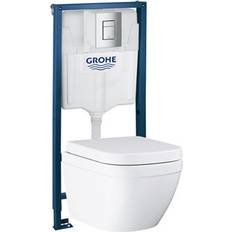 Grohe Toilets Grohe Euro Alpine White Wall Hung Toilet