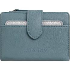 Muntenportemonnees Weird Fish Tabytha Effen Vegan Leren Muntzakje - Blauw