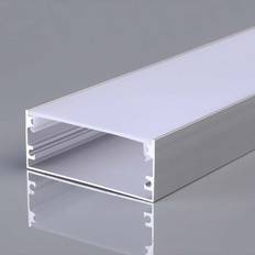 Sølv LED bånd V-TAC Monteringssæt Strip 2000x50x20 mm Sølvhus LED bånd