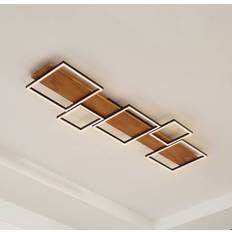 Skrivbordslampor - Trä Taklampor Lindby Galad 5 LED Plafond Trä 140 cm Takplafond