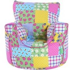 Beanbags Bean Lazy Cotton Patchwork Bag Arm Chair Small