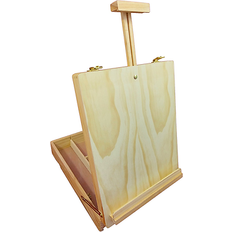 Large Table Top Artist Wooden Easel Paint Brush BV46