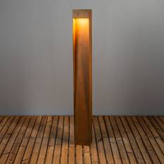 Konstsmide Stolpelamper Konstsmide Rho Kort Stolpe 10W LED Brun Stolpelampe