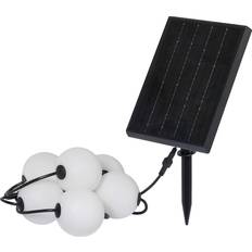 IP67 Ljusslingor Sygonix Solcellsdriven 2.4 W Vit Svart Ljusslinga