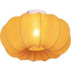 QAZQA Belysning QAZQA Japandi Taklampa Guld 37 cm Plu Asyesha Pendellampa