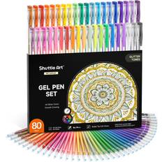 Shuttle Art Gel Pens Shuttle Art Glitter Gel Pens Set 80 Colours