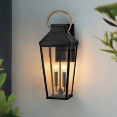 Belysning Hinkley Dawson IP44 Large Lantern Black Wall light