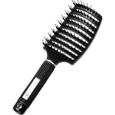 Olsen Home Paddle Hårbørste Sort L 29.6 cm