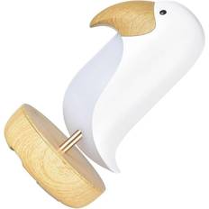 Kikidex Wooden Bird Table Lamp Silicone Night Light
