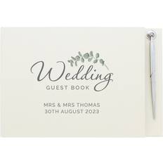 Photo Props, Party Hats & Sashes Personalised Memento Company Botanical Wedding Guest Book Pen Ivory
