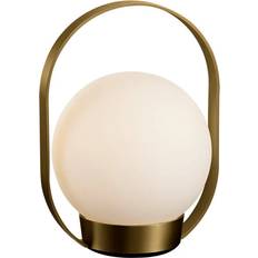 Brun - IP54 Lamper Antidark Palla Portable T1 Bruneret Messing New Bordlampe