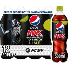 Pepsi Max Lime 500ml Pack 12