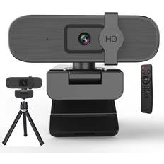 4K Auto-Zoom Webcam with Microphone