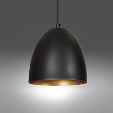 Lenox Lamper Lenox 1 Sort Guld Pendellampe E27 230V Pendel